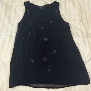 Black sequence blouse